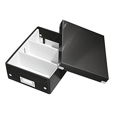 Leitz Organiser Box, Click and Store Range 60570095 Small, Black Leitz Organiser Box, Click and Store Range 60570095 Small, Black