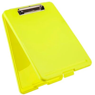Läufer Safety 55801 Clipboard with Storage Compartment Signal Colour Yellow Läufer Safety 55801 Clipboard with Storage Compartment Signal Colour Yellow