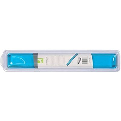 Q-Connect KF20088 Clear Gel Wrist Rest Blue Q-Connect KF20088 Clear Gel Wrist Rest Blue