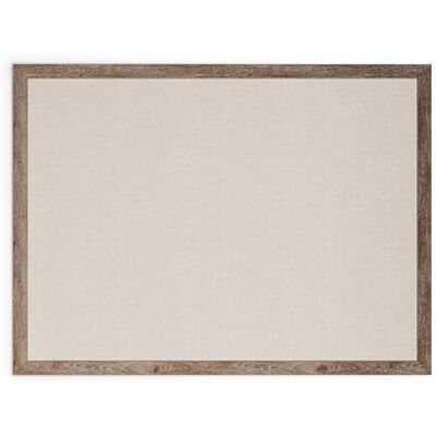 U Brands Linen Cork Board, Extra Large Pin Board 119x89cm with Rustic Wood Style Frame, Industrial Grade Linen Bulletin Surface for Push Pins and Thumbtacks, Wall Notice Board for Home, Office, School U Brands Linen Cork Board, Extra Large Pin Board 119x89cm with Rustic Wood Style Frame, Industrial Grade Linen Bulletin Surface for Push Pins and Thumbtacks, Wall Notice Board for Home, Office, School