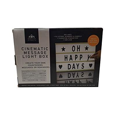 Kensington . 809060 Light-up Cinematic Message Board Black and White Pack of 1-30 x 22 x 4cm Accessory Kensington . 809060 Light-up Cinematic Message Board Black and White Pack of 1-30 x 22 x 4cm Accessory