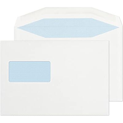 Blake Purely Everyday C5+ 162 x 235 mm 90 gsm Gummed Mailer High Window Envelopes (4419HW) White Pack of 500 Blake Purely Everyday C5+ 162 x 235 mm 90 gsm Gummed Mailer High Window Envelopes (4419HW) White Pack of 500