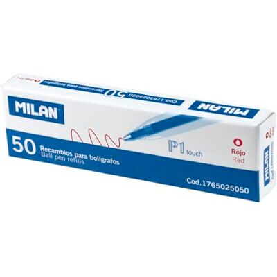 MILAN Box of 50 refill leads P1 touch red MILAN Box of 50 refill leads P1 touch red