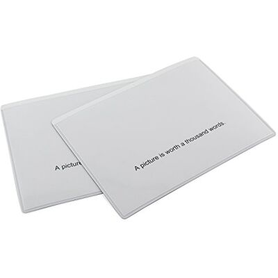 Master Magnetics ZGPHP3.5x5MW-CX25 Flexible Magnetic Envelopes Clear Plastic with Magnetic Backing, Width 9 cm, Height 5 cm, White Background (Pack of 25) Master Magnetics ZGPHP3.5x5MW-CX25 Flexible Magnetic Envelopes Clear Plastic with Magnetic Backing, Width 9 cm, Height 5 cm, White Background (Pack of 25)