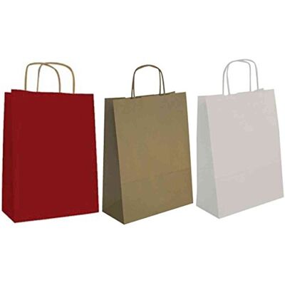 APLI agipa 101646 Kraft Paper Carrier Bag Large Brown APLI agipa 101646 Kraft Paper Carrier Bag Large Brown
