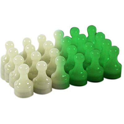 FIRST4MAGNETS Luminous Skittle Magnet for Fridge, Office, Whiteboard, Noticeboard, Filing Cabinet 12mm dia x 20mm high Pack of 48 FIRST4MAGNETS Luminous Skittle Magnet for Fridge, Office, Whiteboard, Noticeboard, Filing Cabinet 12mm dia x 20mm high Pack of 48