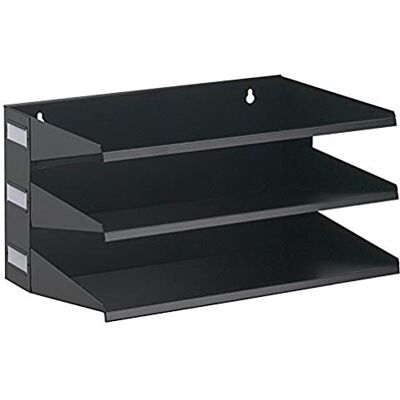 Durable HUNKE & Yoke Home Storage Bar 3 Sections A4/Foolscap Black, Metal Durable HUNKE & Yoke Home Storage Bar 3 Sections A4/Foolscap Black, Metal