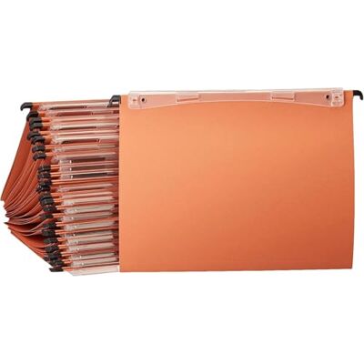 Esselte Kori Manilla Pack of 25 Folders Drawer V-shaped base orange, 34.5 x 24.5 cm Esselte Kori Manilla Pack of 25 Folders Drawer V-shaped base orange, 34.5 x 24.5 cm