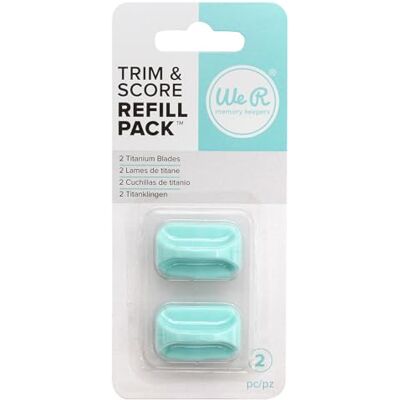 We R Memory Keepers Trimmer & Mat-Trim and Score Refill Blades (2 Piece), Paper, Original Version We R Memory Keepers Trimmer & Mat-Trim and Score Refill Blades (2 Piece), Paper, Original Version