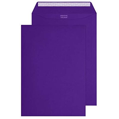 Blake Creative Colour C4 229 x 324 mm 120 gsm Peel & Seal Wallet Envelopes (447) Blackcurrant Pack of 250 Blake Creative Colour C4 229 x 324 mm 120 gsm Peel & Seal Wallet Envelopes (447) Blackcurrant Pack of 250