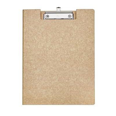 MAUL Clipboard Folder A4 balance Cardboard Conference Folder with Marbled Look Modern Metal Clip for Storage of Paper Folder for Office, Kitchen and Workshop Brown Firm hold for 80 sheets, can be hung up for flexible use, blank front for clear o MAUL Clipboard Folder A4 balance Cardboard Conference Folder with Marbled Look Modern Metal Clip for Storage of Paper Folder for Office, Kitchen and Workshop Brown Firm hold for 80 sheets, can be hung up for flexible use, blank front for clear o