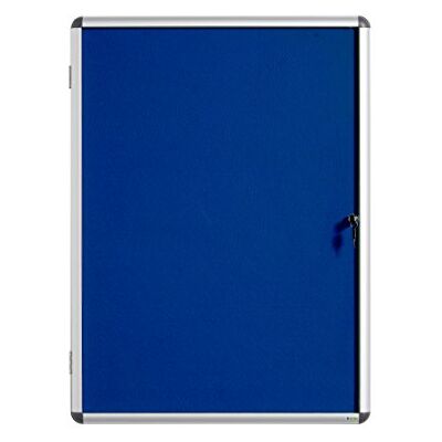 Bi-Office Display Case Earth-It, Blue Felt, Aluminium Frame, 94 x 128,8 cm (16xA4) Bi-Office Display Case Earth-It, Blue Felt, Aluminium Frame, 94 x 128,8 cm (16xA4)