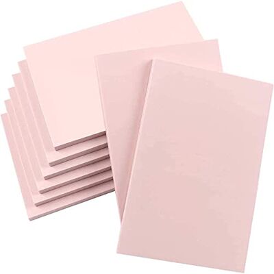 SGHUO 8 Pcs 4"x6" Pink Rubber Carving Blocks Linoleum Block Stamp Making Kit SGHUO 8 Pcs 4"x6" Pink Rubber Carving Blocks Linoleum Block Stamp Making Kit