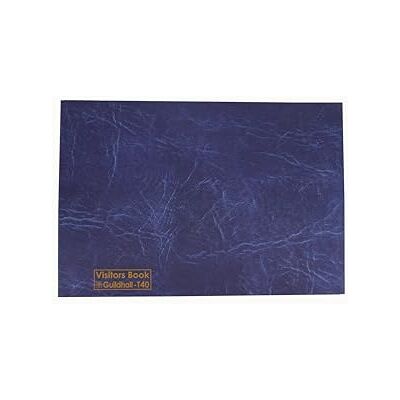 Exacompta Guildhall Ref. T40Z Loose Leaf Vistors Book 210 x 297 mm in Size 1 Binder with 50 Ruled A4 Refill Visitor Sheets, 18 Entries Per Page Blue Exacompta Guildhall Ref. T40Z Loose Leaf Vistors Book 210 x 297 mm in Size 1 Binder with 50 Ruled A4 Refill Visitor Sheets, 18 Entries Per Page Blue