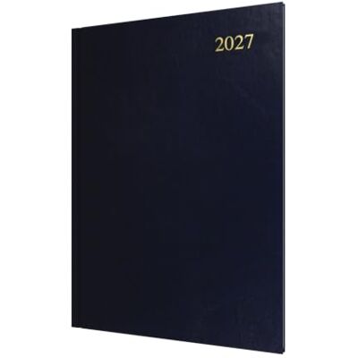 Collins 2027 Calendar Year Planner 12 Month A4 Week-to-View Diary Hard Cover in Dark Blue Debden Essential Range (ESSA43.65-27) Collins 2027 Calendar Year Planner 12 Month A4 Week-to-View Diary Hard Cover in Dark Blue Debden Essential Range (ESSA43.65-27)