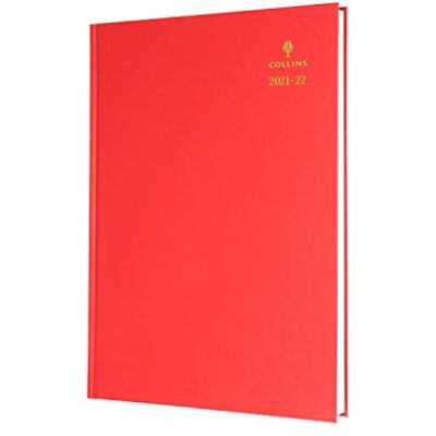 Collins Desk A5 Day To A Page (Appts) 2021/22 Mid Year Diary Red Collins Desk A5 Day To A Page (Appts) 2021/22 Mid Year Diary Red
