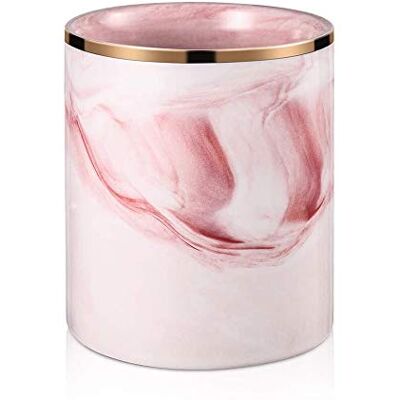 Niboow Marble Pattern Makeup Brush Holder Pen Pot, Desk Accessories Holder,Durable Desktop Organizer Pencil Holder Pot Ideal for Office Home (Pink) Niboow Marble Pattern Makeup Brush Holder Pen Pot, Desk Accessories Holder,Durable Desktop Organizer Pencil Holder Pot Ideal for Office Home (Pink)
