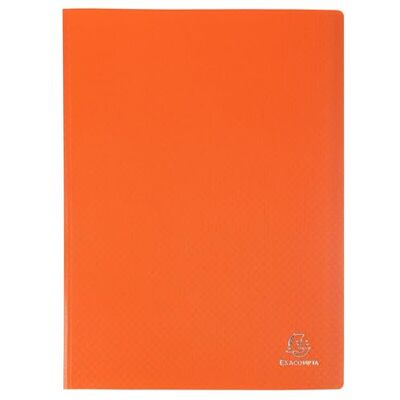 Exacompta Ref 88224E Box of 20 OPAK Display Cases 20 Smooth Crystal Pockets 40 Sheets for A4 Size Dimensions 24 x 32 cm semi-Rigid Polypropylene Cover Orange Colour Exacompta Ref 88224E Box of 20 OPAK Display Cases 20 Smooth Crystal Pockets 40 Sheets for A4 Size Dimensions 24 x 32 cm semi-Rigid Polypropylene Cover Orange Colour