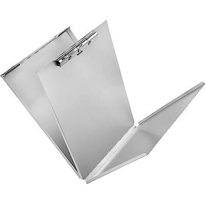 Läufer Saunders 30018 Form Holder with Compartment and Clipboard Silver Läufer Saunders 30018 Form Holder with Compartment and Clipboard Silver