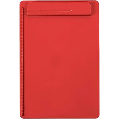 MAUL go Clipboard A4 Recycled Sustainable Writing Board in A4 Format High-Quality Modern Writing Case Made of 85% Recycled Plastic Clipboard Awarded Blue Angel Red Firm hold for up to 80 sheets, paper stop for clean alignment, handy for office school on MAUL go Clipboard A4 Recycled Sustainable Writing Board in A4 Format High-Quality Modern Writing Case Made of 85% Recycled Plastic Clipboard Awarded Blue Angel Red Firm hold for up to 80 sheets, paper stop for clean alignment, handy for office school on