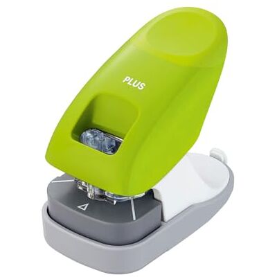 PLUS Japan, Staple-Free Stapler Desktop Model Green, 10 Sheet Capacity, 1 Piece Pack (1 x 1 Stapler) PLUS Japan, Staple-Free Stapler Desktop Model Green, 10 Sheet Capacity, 1 Piece Pack (1 x 1 Stapler)