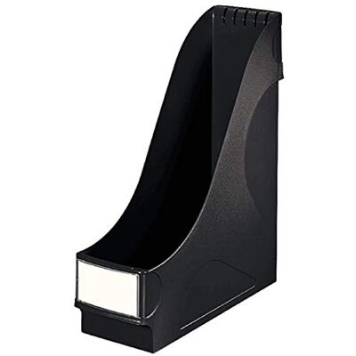 Leitz Magazine File Extra Wide, Pack of 8, Ideal for Storing and Storing Documents, Catalogues and Folders in A4 and US Format, Black, 24250095 Leitz Magazine File Extra Wide, Pack of 8, Ideal for Storing and Storing Documents, Catalogues and Folders in A4 and US Format, Black, 24250095