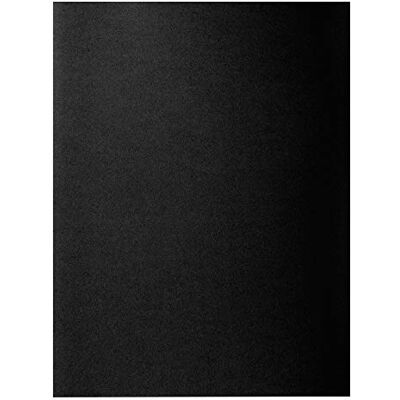 Exacompta Ref 800018E Rocks Square Cut Folder 220 x 310mm in Size, Suitable for Holding A4 Documents, 80gsm Coloured Paper -Black (Pack of 100) Exacompta Ref 800018E Rocks Square Cut Folder 220 x 310mm in Size, Suitable for Holding A4 Documents, 80gsm Coloured Paper -Black (Pack of 100)