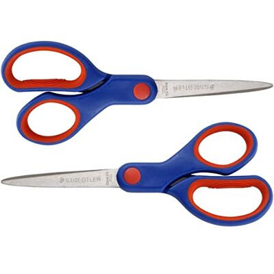 STAEDTLER 965 17 NBK Noris Scissors for Children Right Handed 17cm Pack of 2 STAEDTLER 965 17 NBK Noris Scissors for Children Right Handed 17cm Pack of 2