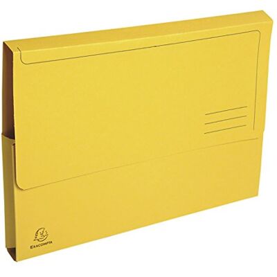 Exacompta Ref 47679E Forever Collection Document Wallets (Pack of 50) 240 x 320mm in Size, Suitable for A4 Documents, 290gsm Premium Pressboard Yellow Exacompta Ref 47679E Forever Collection Document Wallets (Pack of 50) 240 x 320mm in Size, Suitable for A4 Documents, 290gsm Premium Pressboard Yellow