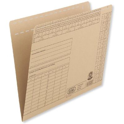 Elba 80432 Universal File Folder Plain Card with Label Slots Pack of 50 Natural Brown Elba 80432 Universal File Folder Plain Card with Label Slots Pack of 50 Natural Brown