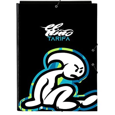 safta EL NIño Green Bali – Folio Folder with 3 Flaps, Ideal for Children of Different Ages, Comfortable and Versatile, Quality and Strength, 26 x 36.5 cm, Black safta EL NIño Green Bali – Folio Folder with 3 Flaps, Ideal for Children of Different Ages, Comfortable and Versatile, Quality and Strength, 26 x 36.5 cm, Black