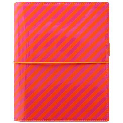 Filofax Domino Patent A5 Organiser Orange/pink Filofax Domino Patent A5 Organiser Orange/pink
