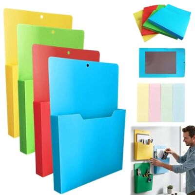 Liocwocne Magnetic File Holder, Magnetic Utility & File Holder Built-In Magnetic Grip, Waterproof, Tear-Resistant, Instantly Clears Desk Clutter(N) Liocwocne Magnetic File Holder, Magnetic Utility & File Holder Built-In Magnetic Grip, Waterproof, Tear-Resistant, Instantly Clears Desk Clutter(N)