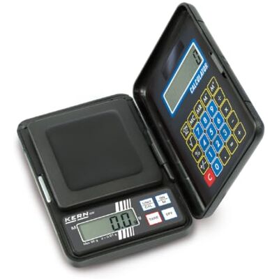 KERN Pocket Balance 1g to 1000g, Digital, Schwarz, Plastic, Handheld, 0.1g Accuracy, 180g Max Capacity KERN Pocket Balance 1g to 1000g, Digital, Schwarz, Plastic, Handheld, 0.1g Accuracy, 180g Max Capacity