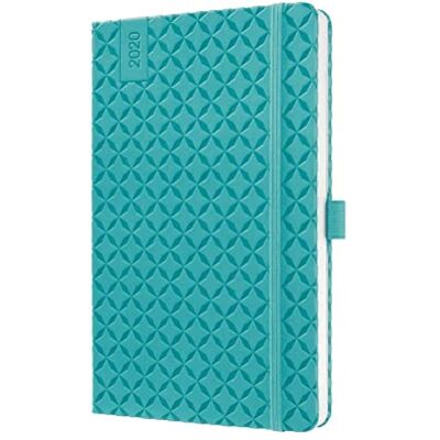 Sigel J0103 Weekly diary 2020 Jolie, format approx. A5, hardcover, turquoise Sigel J0103 Weekly diary 2020 Jolie, format approx. A5, hardcover, turquoise