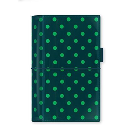 Filofax Domino Patent Personal Organiser Green Filofax Domino Patent Personal Organiser Green
