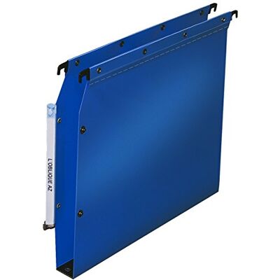 Elba L'Oblique AZ Fun 330 Suspension Files Polypropylene for Filing Cabinet 30 mm Base Blue Elba L'Oblique AZ Fun 330 Suspension Files Polypropylene for Filing Cabinet 30 mm Base Blue