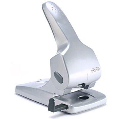 Rapesco 0732 High-Capacity Zero-65 Metal 2-Hole Punch, 65 Sheet Capacity Grey Rapesco 0732 High-Capacity Zero-65 Metal 2-Hole Punch, 65 Sheet Capacity Grey