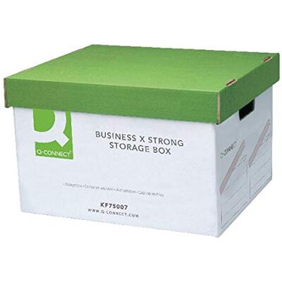 Q-Connect Business Storage Trunk Box W380xD455xH255mm (Pack of 10) KF75001 Q-Connect Business Storage Trunk Box W380xD455xH255mm (Pack of 10) KF75001