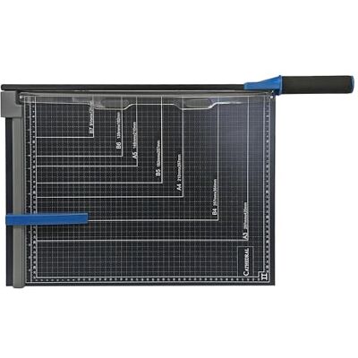 Cathedral Products A3 Paper Guillotine Cutter with Metal Base Cuts Upto 10 Sheets of 80gsm 460mm Cutting Length Cathedral Products A3 Paper Guillotine Cutter with Metal Base Cuts Upto 10 Sheets of 80gsm 460mm Cutting Length