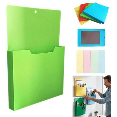 Liocwocne Magnetic File Holder, Magnetic Utility & File Holder Built-In Magnetic Grip, Waterproof, Tear-Resistant, Instantly Clears Desk Clutter(C) Liocwocne Magnetic File Holder, Magnetic Utility & File Holder Built-In Magnetic Grip, Waterproof, Tear-Resistant, Instantly Clears Desk Clutter(C)