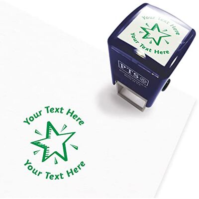 Primary Teaching Services Ltd Personalised Star School Teachers Reward Feedback Marking Stamper Stamp 25mm Primary Teaching Services (Green) Primary Teaching Services Ltd Personalised Star School Teachers Reward Feedback Marking Stamper Stamp 25mm Primary Teaching Services (Green)