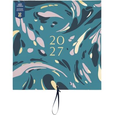 Busy B 2027 Large Family Wall Calendar Teal Marble 5 Columns & Pockets The Large Family Wall Calendar in Teal Marble features 5 columns & handy storage pockets. Busy B 2027 Large Family Wall Calendar Teal Marble 5 Columns & Pockets The Large Family Wall Calendar in Teal Marble features 5 columns & handy storage pockets.