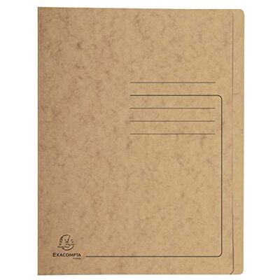 Exacompta Ref 39988E Flat Bar File Suitable for A4 Documents, Pre-Printed Cover, 355gsm Heavyweight Mottled Pressboard, 30mm Spine, Metal Spring Mechanism Brown Exacompta Ref 39988E Flat Bar File Suitable for A4 Documents, Pre-Printed Cover, 355gsm Heavyweight Mottled Pressboard, 30mm Spine, Metal Spring Mechanism Brown