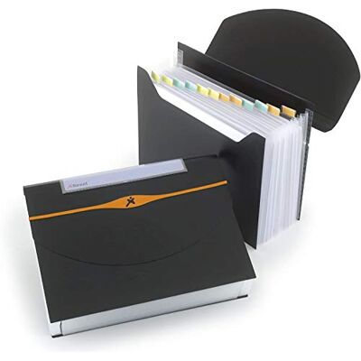 Rexel Optima Expander File, 13-Part, 500 Sheet Capacity, A4 Size Black Rexel Optima Expander File, 13-Part, 500 Sheet Capacity, A4 Size Black