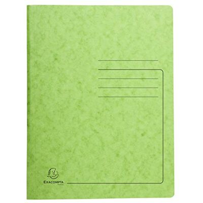 Exacompta Ref 240233E Heavyweight Mottled Pressboard Spring Folder Suitable for A4 Documents, 355gsm Mottled Pressboard, Holds Approx. 300 Sheets Light Green Exacompta Ref 240233E Heavyweight Mottled Pressboard Spring Folder Suitable for A4 Documents, 355gsm Mottled Pressboard, Holds Approx. 300 Sheets Light Green