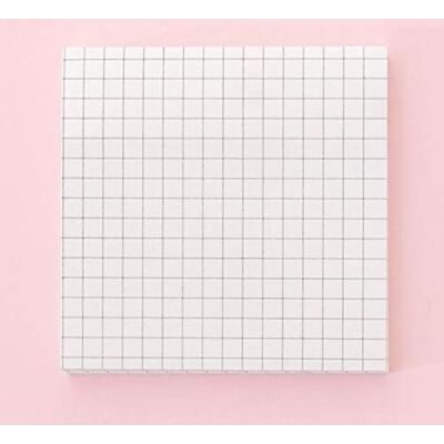 VOANZO 10PCS Small Square Sticky Notes, 7.5x7.5cm Creative Minimalistic Grid Sticky Notes for Office School and Home (80 Sheets per Pad) VOANZO 10PCS Small Square Sticky Notes, 7.5x7.5cm Creative Minimalistic Grid Sticky Notes for Office School and Home (80 Sheets per Pad)
