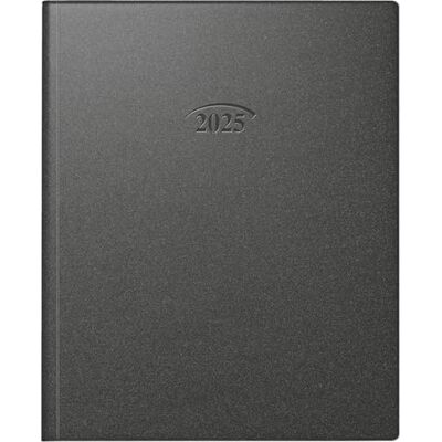 BRUNNEN Book Calendar Model Manager Wt 7 weektimer (2025), 2 Pages = 1 Week, 210 × 260 mm, 160 Pages, Plastic Cover Artistico, Black BRUNNEN Book Calendar Model Manager Wt 7 weektimer (2025), 2 Pages = 1 Week, 210 × 260 mm, 160 Pages, Plastic Cover Artistico, Black