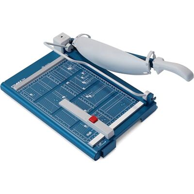 Dahle 564 Guillotine ( 310 x 475 mm , cutting length 360 mm , cutting height 4.5 mm ) 45 sheet For frequent office applications, automatic pressing, Solinger steel knives, precise cuts and high stability Dahle 564 Guillotine ( 310 x 475 mm , cutting length 360 mm , cutting height 4.5 mm ) 45 sheet For frequent office applications, automatic pressing, Solinger steel knives, precise cuts and high stability
