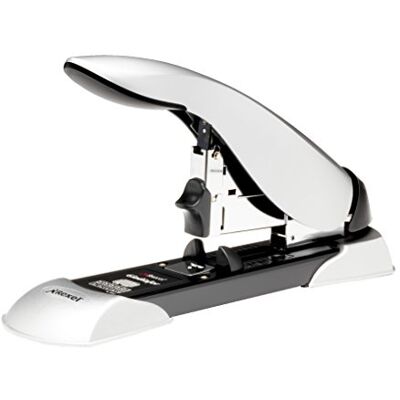 Rexel Gladiator Heavy Duty Stapler, 160 Sheet Capacity, Uses No. 23 staples 8-20 mm, Metal Body, Silver/Black, 2100591 Rexel Gladiator Heavy Duty Stapler, 160 Sheet Capacity, Uses No. 23 staples 8-20 mm, Metal Body, Silver/Black, 2100591